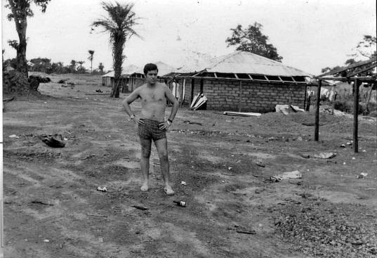 Gadamael, Julho de 1969 Vista da tabanca onde estive "acampado"...