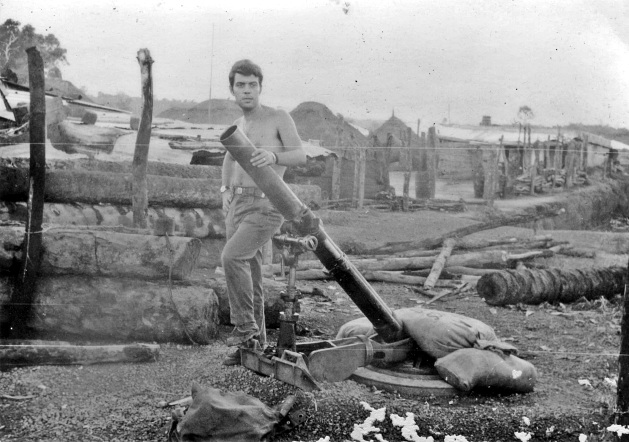 Gadamael, Julho de 1969 Junto ao morteiro de 107mm